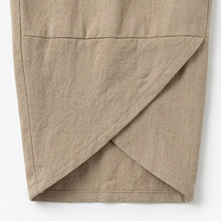 Brindis Women's Wide Leg Cropped Linen Pants