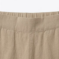 Brindis Women's Wide Leg Cropped Linen Pants
