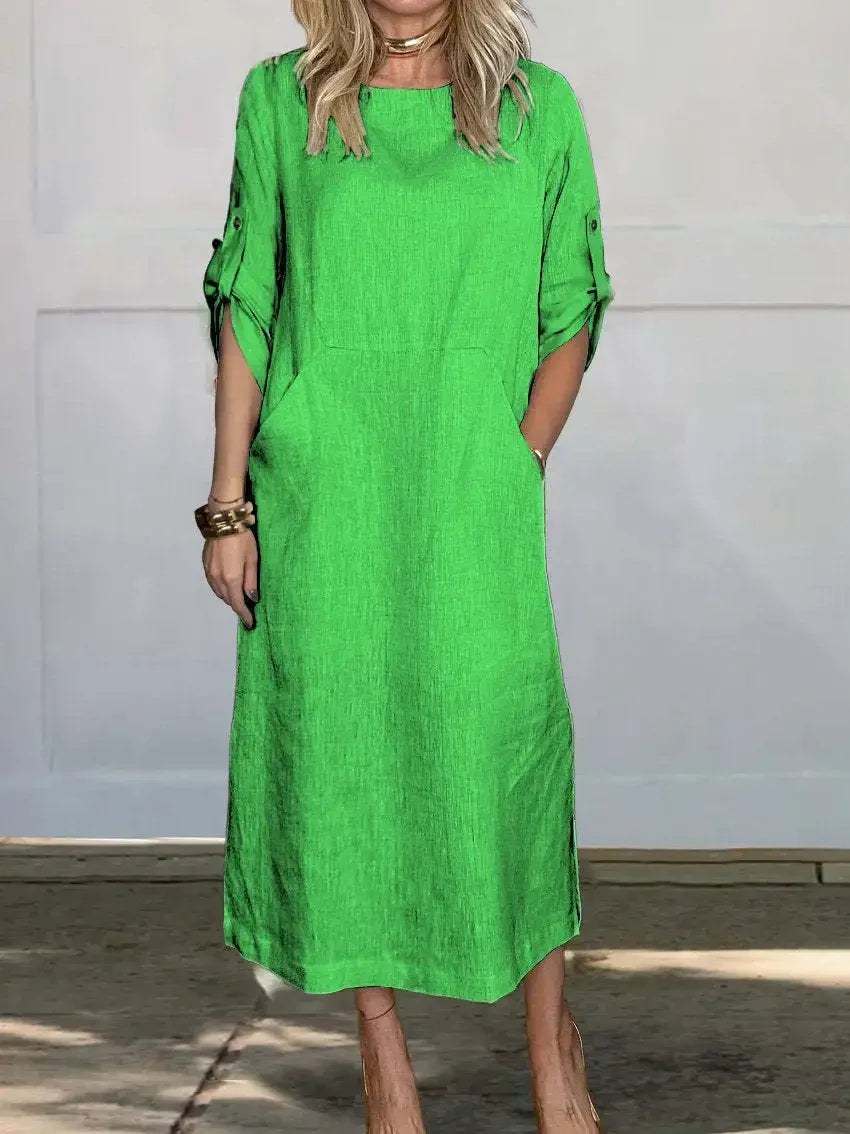 Bronte Breezy Dress in Light Green