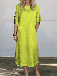 Bronte Breezy Dress in Yellow