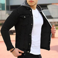 Bruno Denim Shirt with Hood