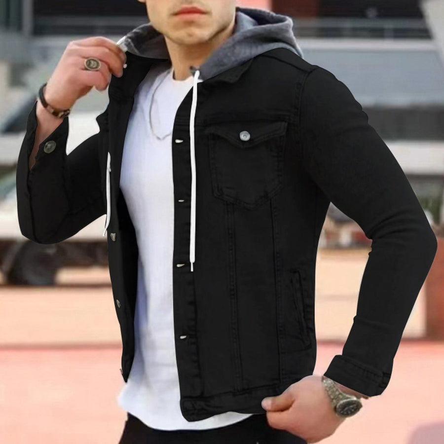 Bruno Denim Shirt with Hood