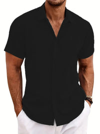 Bruno Linen Shirt in Black