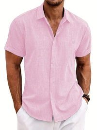 Bruno Linen Shirt in Pink