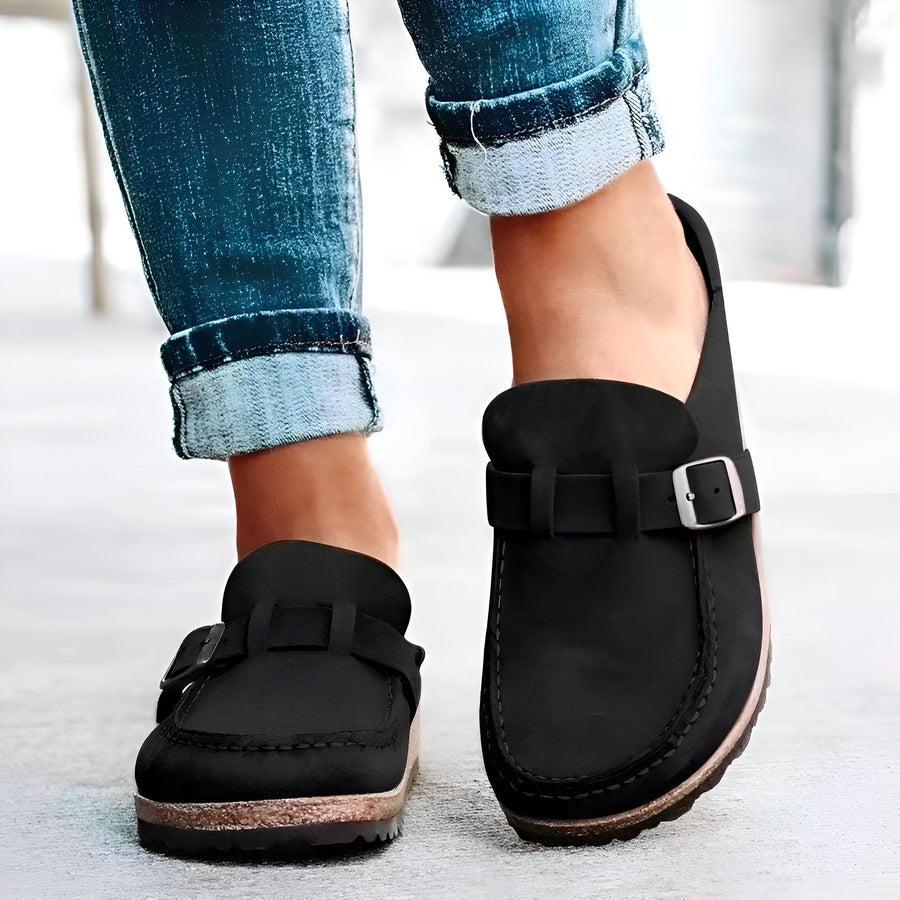 Bruno Orthopaedic Sandals in Black