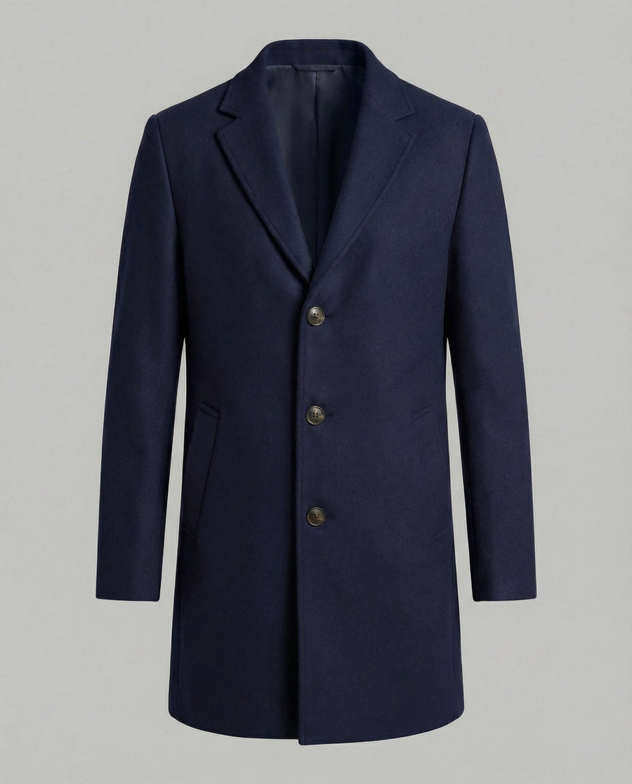 Bruno Trench Coat in Navy