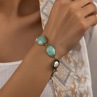 Majestic Turquoise Bead Bracelet