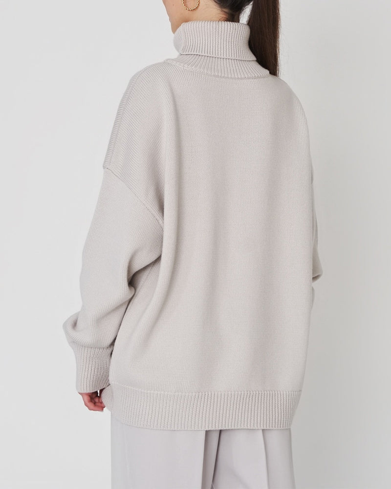 Regine | Women's Relaxed Turtleneck Knit Sweater