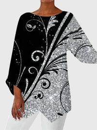 Kerstin | Women's Relaxed Butterfly Print Tunic Top