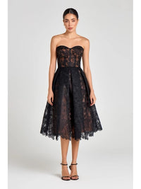 Nadine Merabi Olivia Lace Corset Dress Size 6