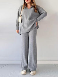 Margot Lapel Sweater Set