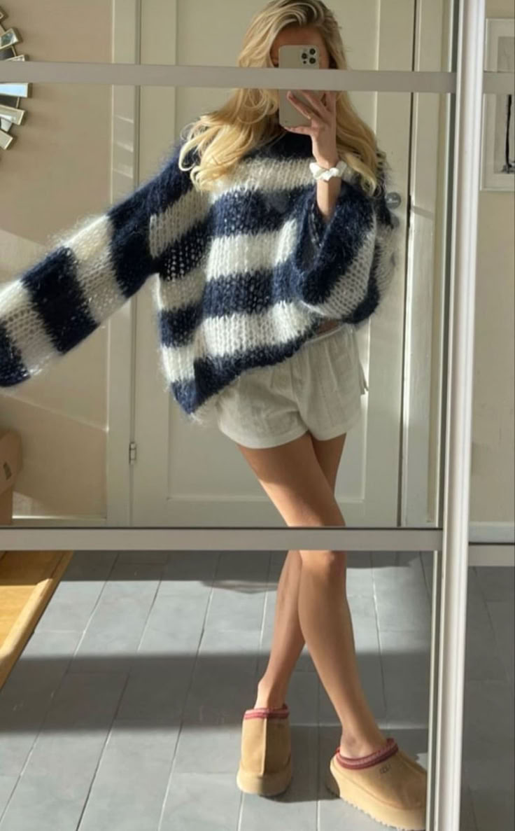 And Mohair Sweater Personalized Pullover Striped Etsy Turkey