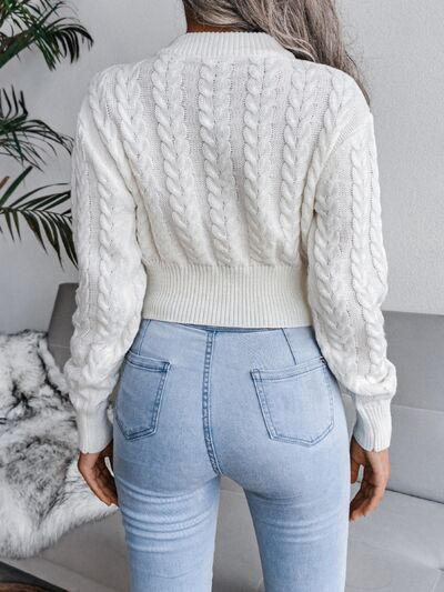 Margot Cable-Knit Sweater Dress