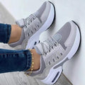 Thea | Women's Air Cushion Sneakers Lace-Up Platform Running Trainers