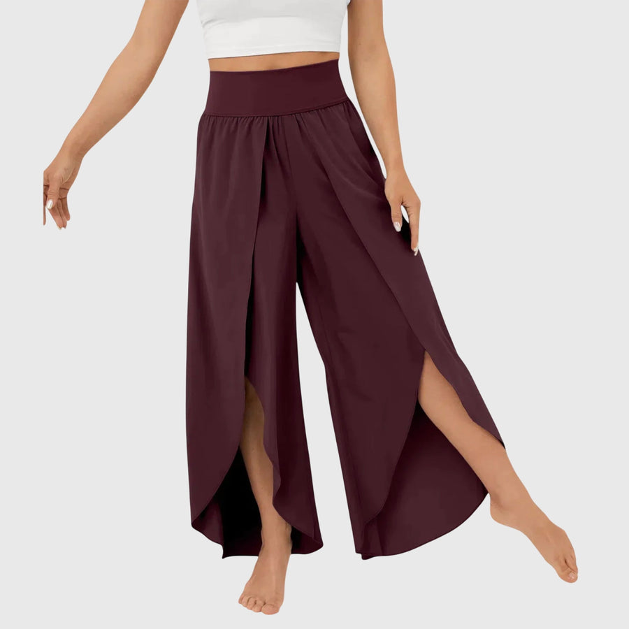 Jasmin | Women's Airy Lounge Trousers with Side Split