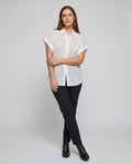 Caitlin Casual Linen Blouse