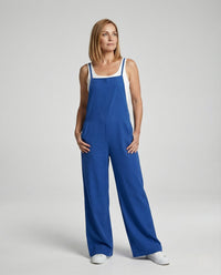 Caitlin Linen Jumpsuit with Wide Leg