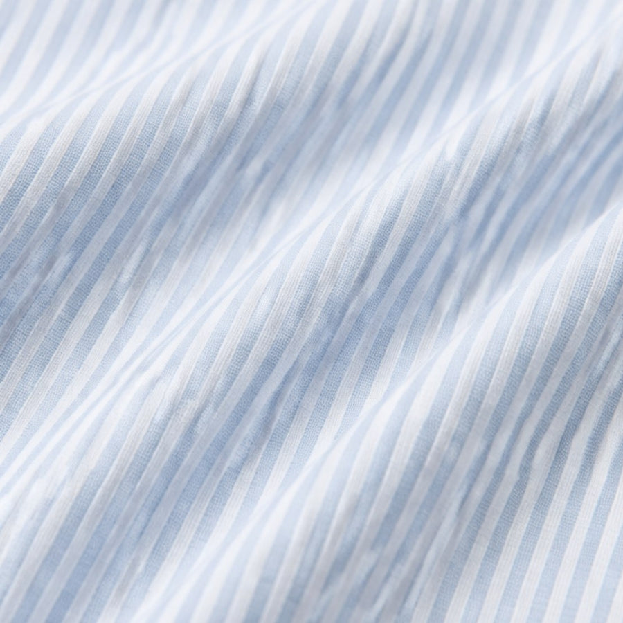 Calbourne Women's Striped Henley Button Front Top