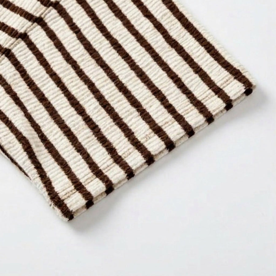 Caldene Women's Striped Relaxed Fit Knit Top
