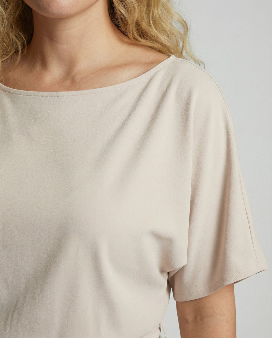 Calista Elegant Jumpsuit in Beige