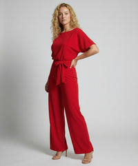 Calista Elegant Jumpsuit in Red
