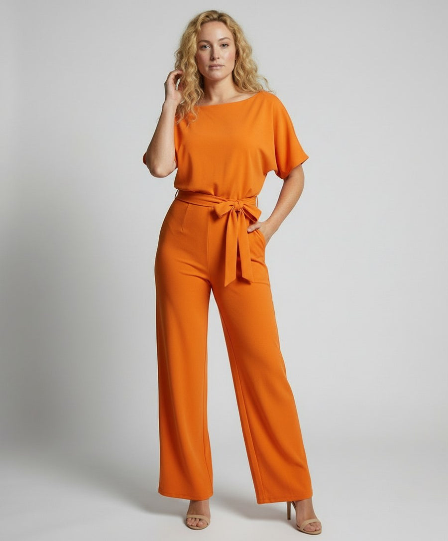 Calista Elegant Jumpsuit in Yellow