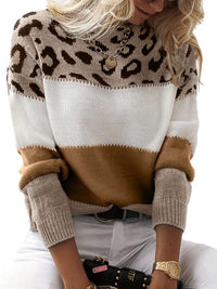 Calista Elegant Sweater in Dark Brown