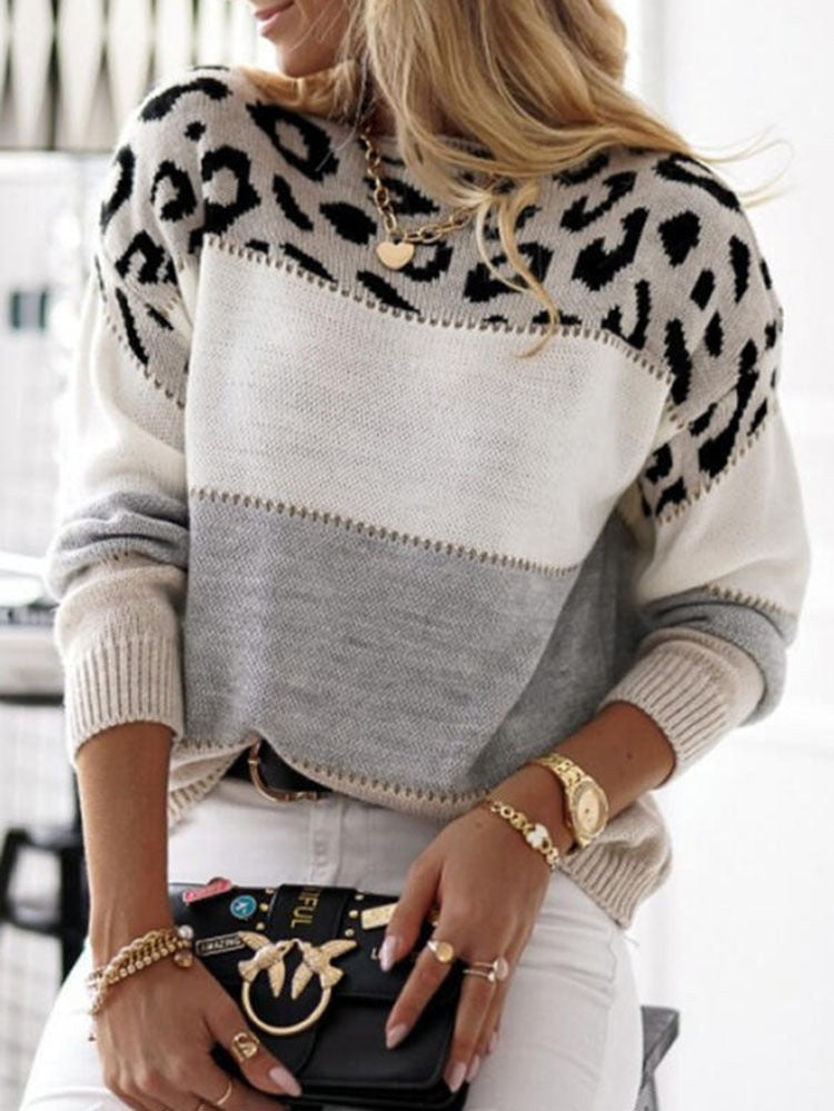 Calista Elegant Sweater in Grey