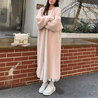 Calista Knit Coat in Pink