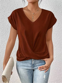 Calista T-Shirt in Ziegelrot