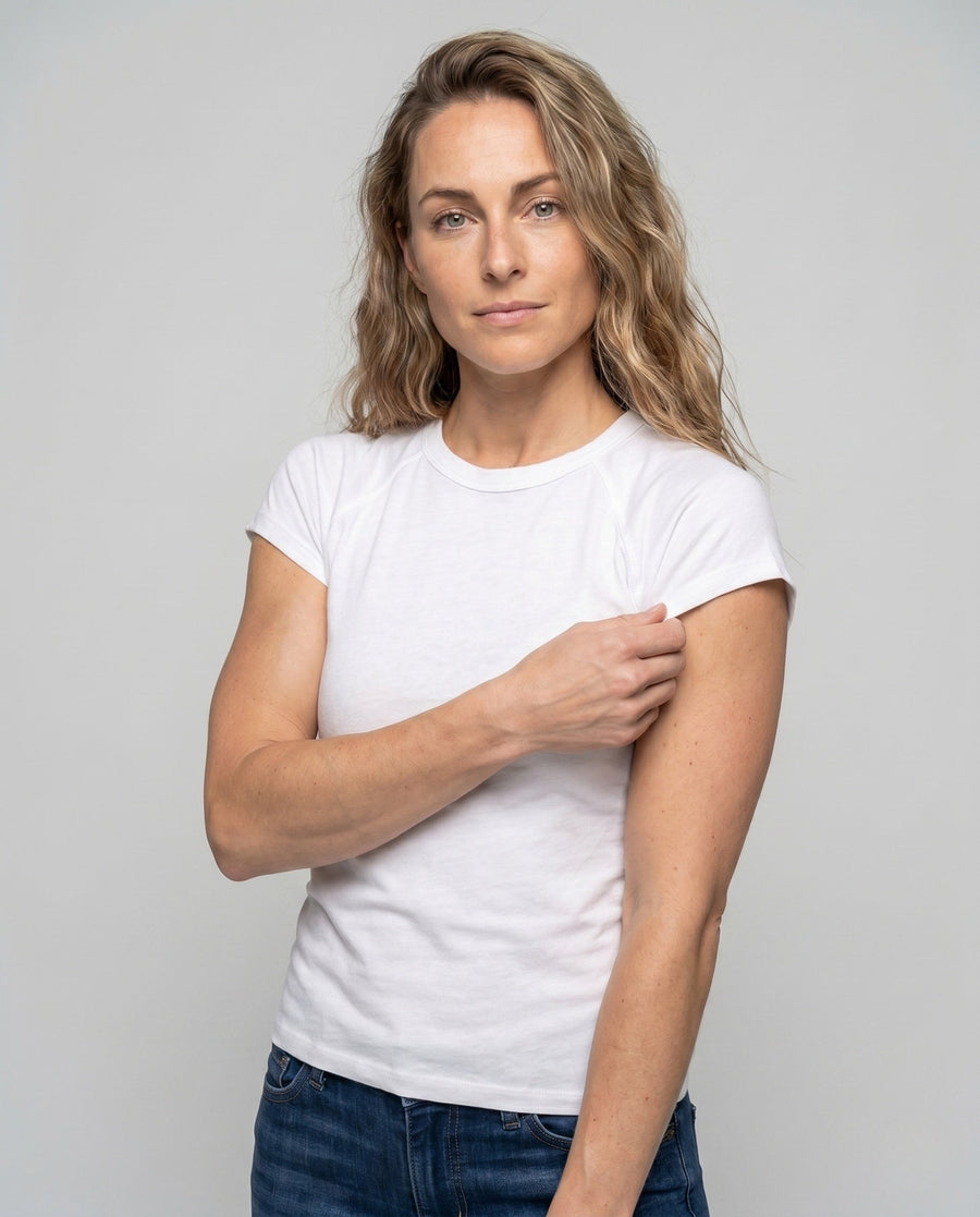 Calla Lightweight Linen Shirt with Crew Neck