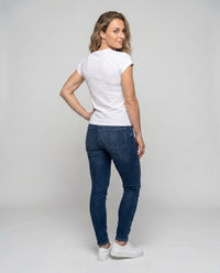 Calla Lightweight Linen Shirt with Crew Neck