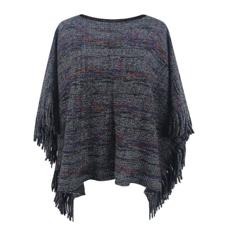 Calla Poncho in Black