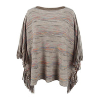 Calla Poncho in Khaki