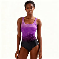 Calla Suit with Crew Neck in Purple