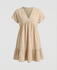 Calla Summer Dress in Apricot