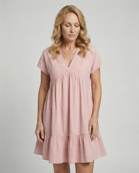 Calla Summer Dress in Pink