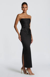 Polly Midi Skirt - Black