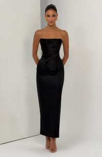 Polly Midi Skirt - Black