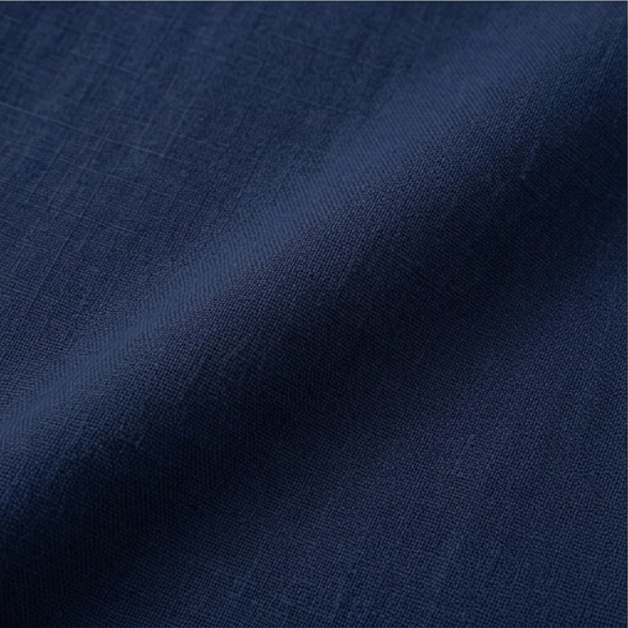 Callista Women's V-Neck Relaxed Blouse in Navy blue