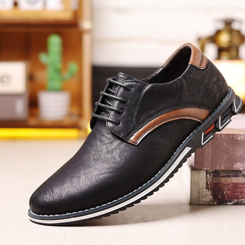 Callum Plain Toe Derby in Charcoal