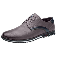 Callum Plain Toe Derby in Slate Gray
