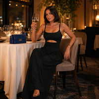Calveth Women's Cutout Wide Leg Jumpsuit