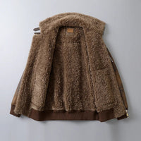 Calvin Aviator Jacket in Sienna Brown