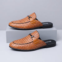 Cambridge Horsebit Mule in Sienna Brown