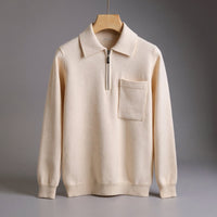 Camden Cashmere Sweater in Beige