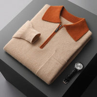 Camden Cashmere Sweater in October Sky