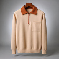 Camden Cashmere Sweater in October Sky