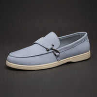 Camden Suede Loafer in Carolina Blue