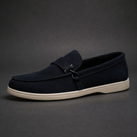 Camden Suede Loafer in Indigo Blue